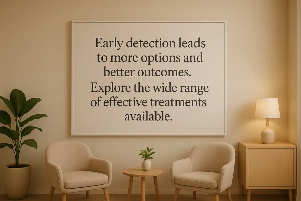 Early detection leads to more options and better outcomes. Explore the wide range of effective treatments available.
