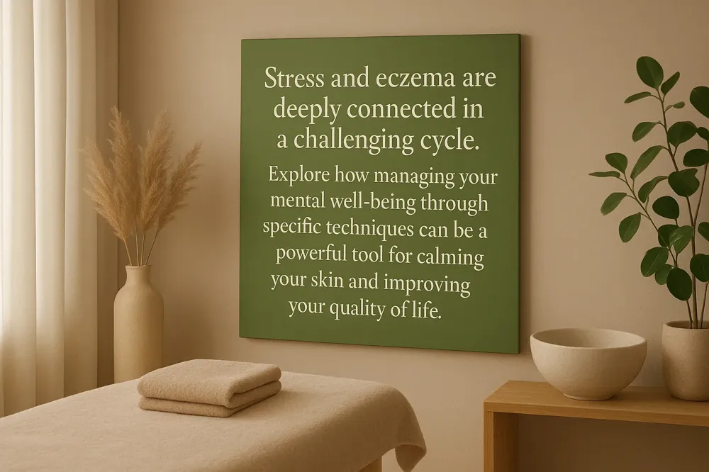 Stress and eczema are deeply connected in a challenging cycle. Explore how managing your mental well-being through specific techniques can be a powerful tool for calming your skin and improving your quality of life.