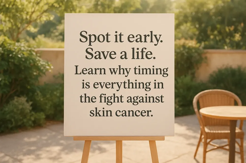 Spot it early. Save a life. Learn why timing is everything in the fight against skin cancer.