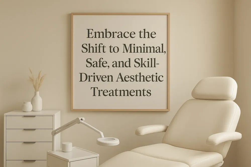 Embrace the Shift to Minimal, Safe, and Skill-Driven Aesthetic Treatments