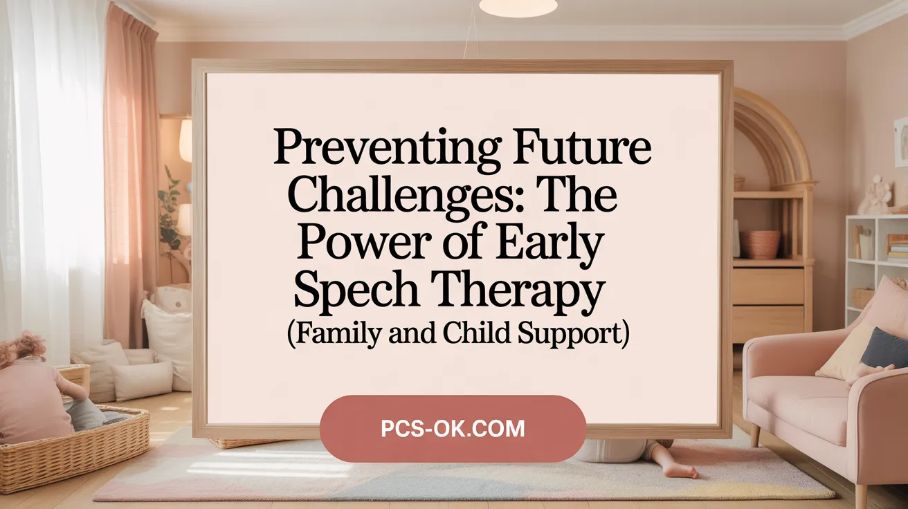 Preventing Future Challenges: The Power of Early Speech Therapy