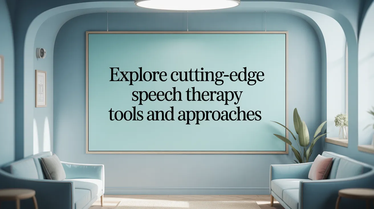 Explore Cutting-Edge Speech Therapy Tools and Approaches