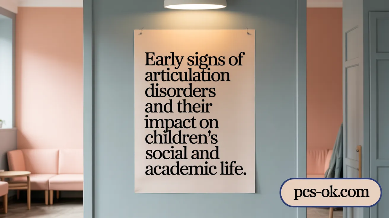 Early Signs of Articulation Disorders and Their Impact on Children’s Social and Academic Life