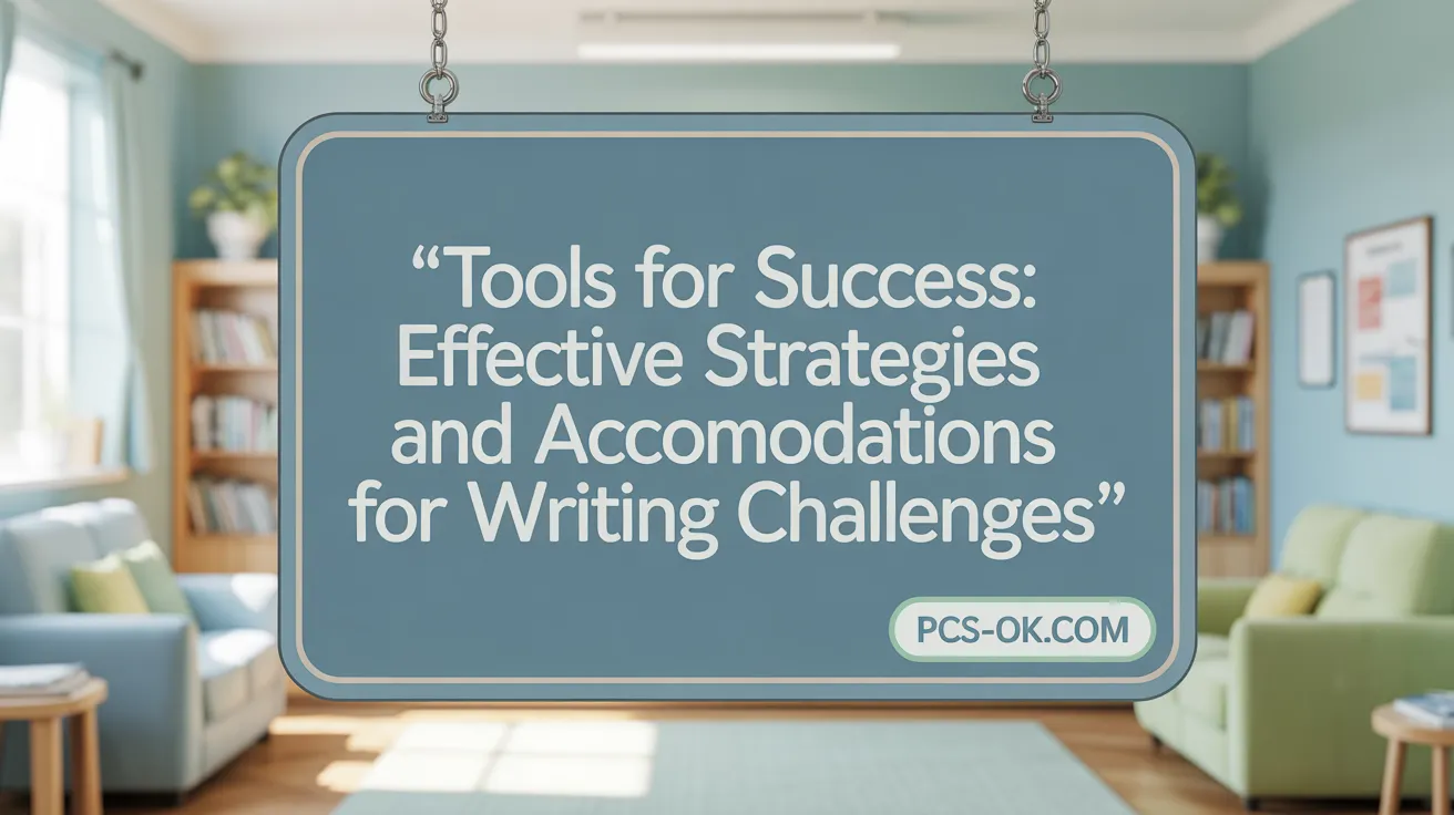 Tools for Success: Effective Strategies and Accommodations for Writing Challenges