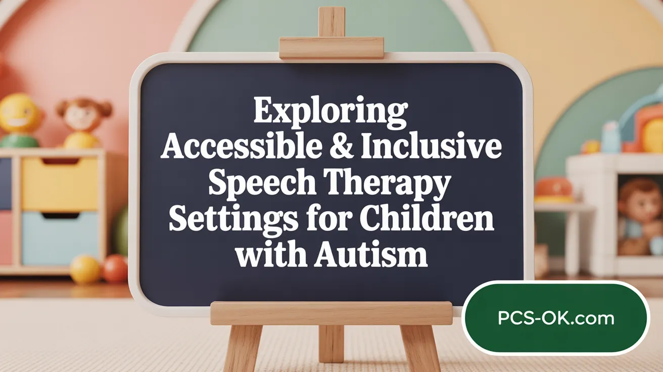 Exploring Accessible & Diverse Speech Therapy Settings for Children with Autism