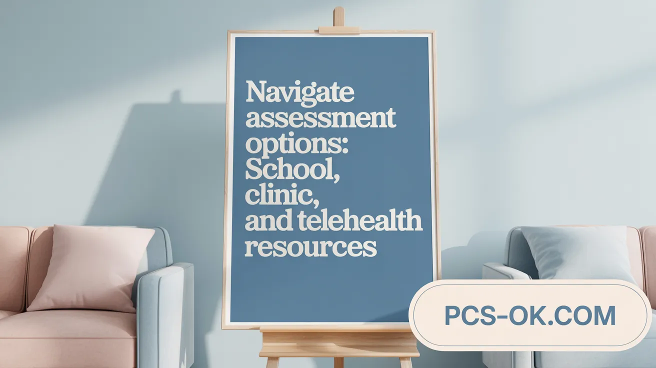 Navigate Assessment Options: School, Clinic, and Telehealth Resources