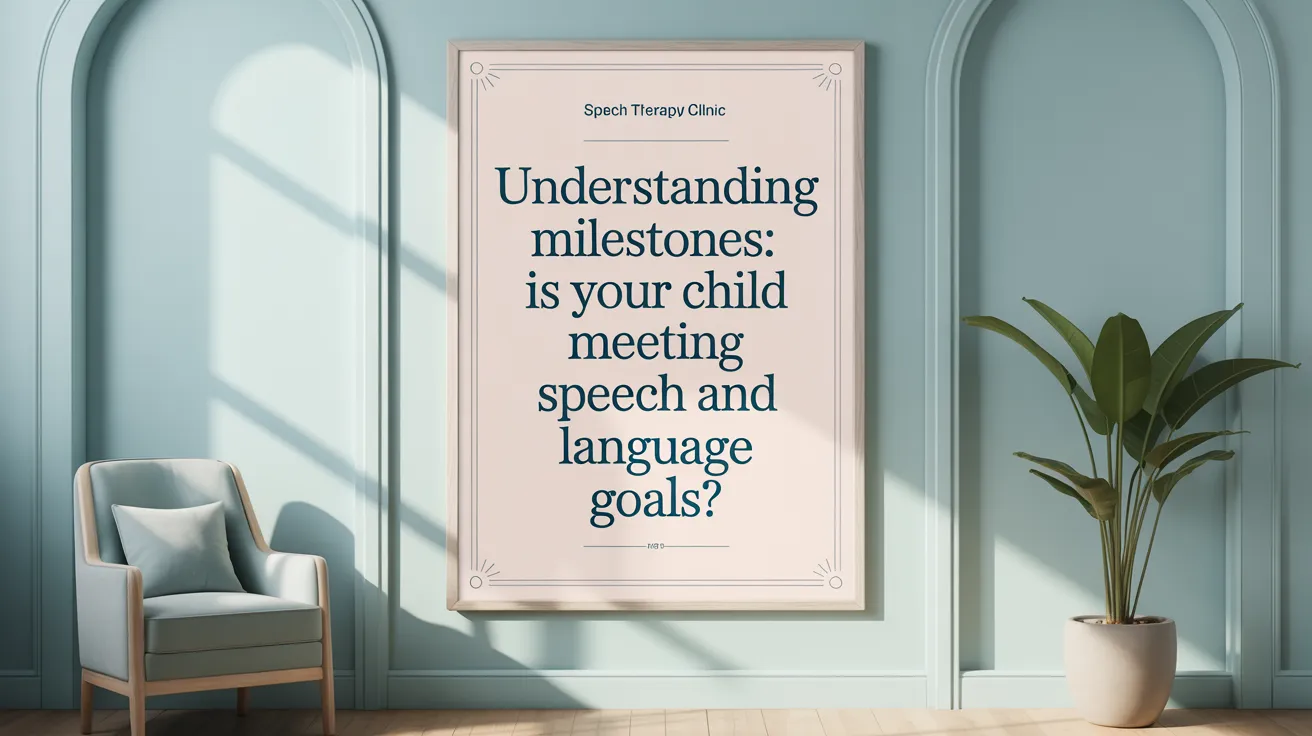 Understanding Milestones: Is Your Child Meeting Speech and Language Goals?