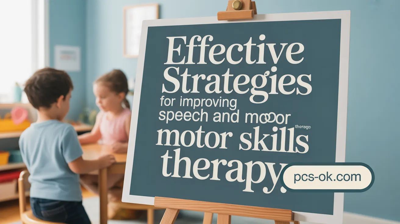 Effective Strategies for Improving Oral-Motor Skills Through Therapy