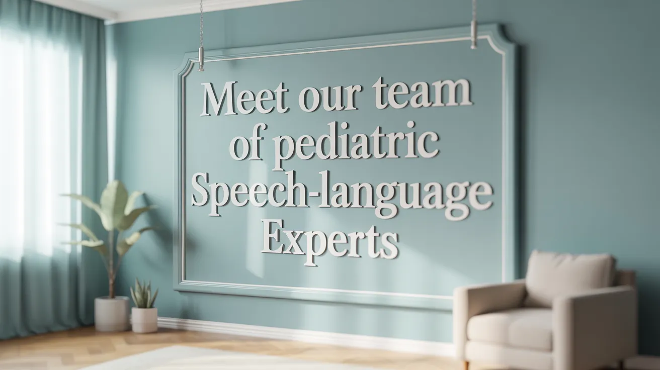 Meet Our Team of Pediatric Speech-Language Experts