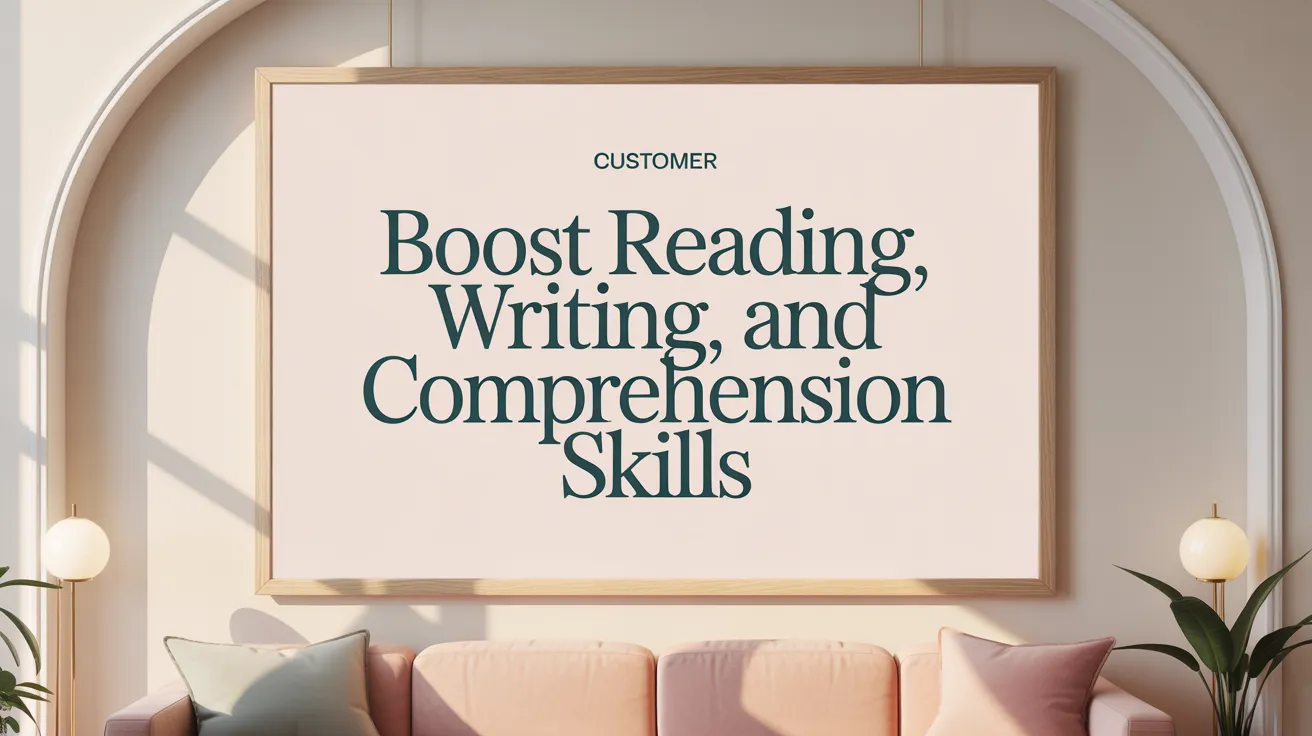 Boost Reading, Writing, and Comprehension Skills