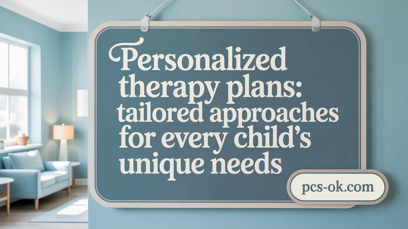 Personalized Therapy Plans: Tailored Approaches for Every Child’s Unique Needs