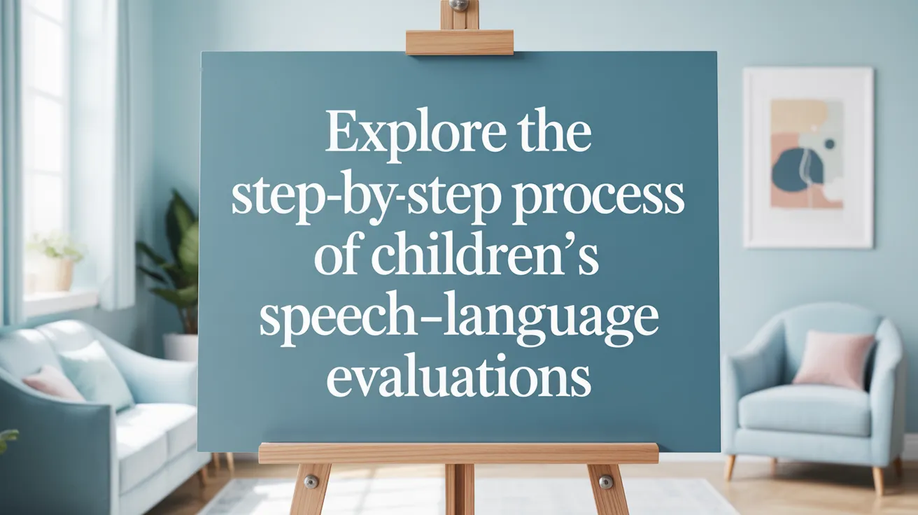 Explore the Step-by-Step Process of Children's Speech-Language Evaluations