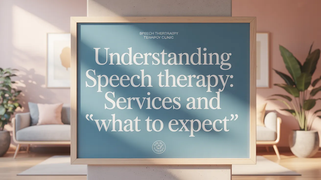 Understanding Speech Therapy: Services and What to Expect