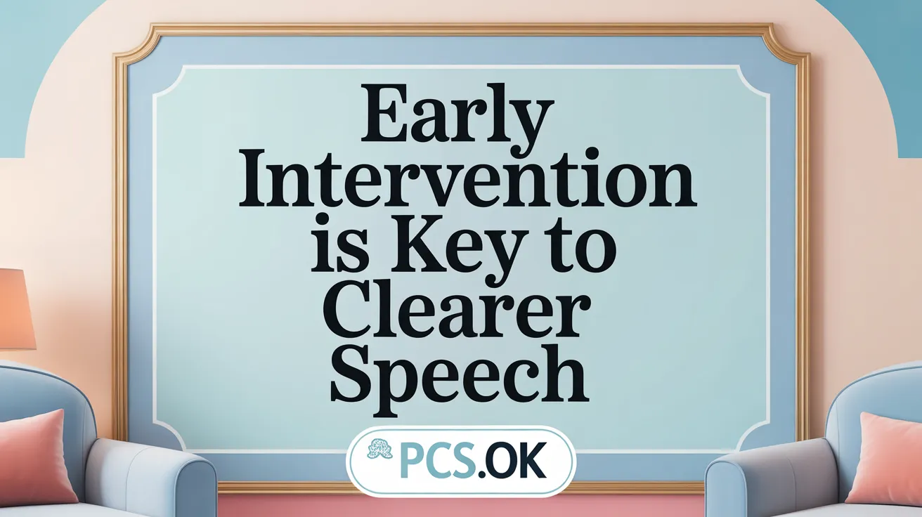 Early Intervention is Key to Clearer Speech
