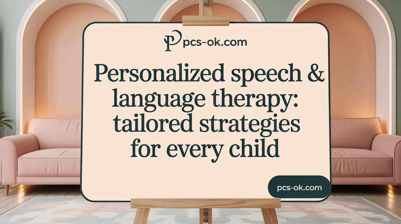 Personalized Speech & Language Therapy: Tailored Strategies for Every Child