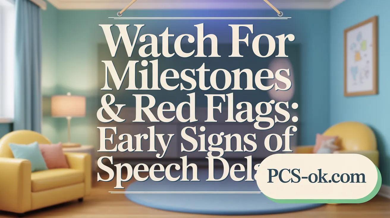 Watch for Milestones & Red Flags: Early Signs of Speech Delay