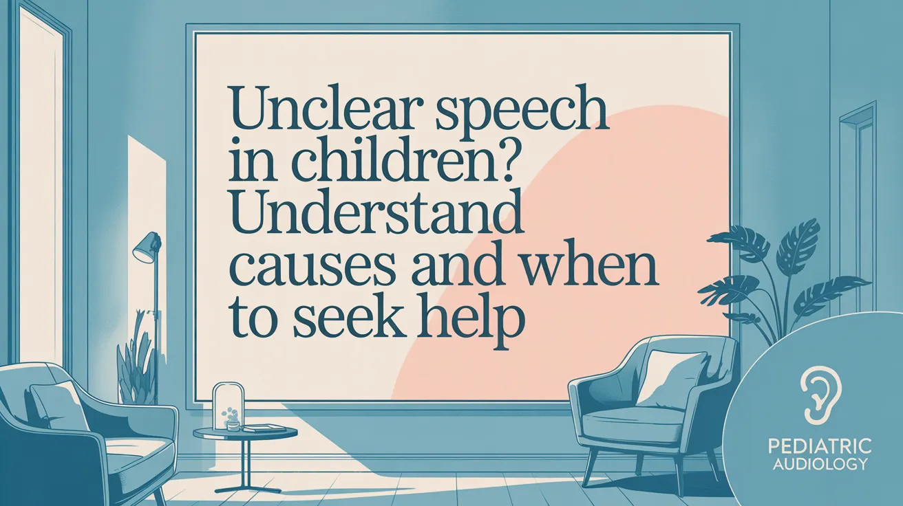 Unclear Speech in Children? Understand Causes and When to Seek Help