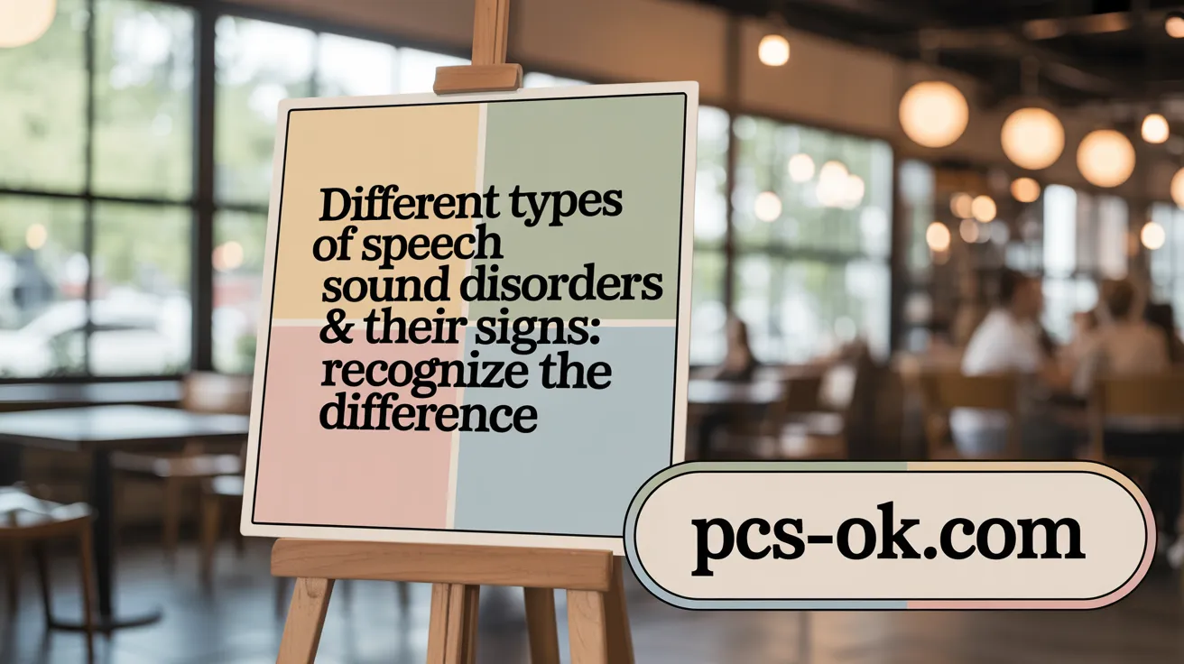 Different Types of Speech Sound Disorders & Their Signs: Recognize the Difference