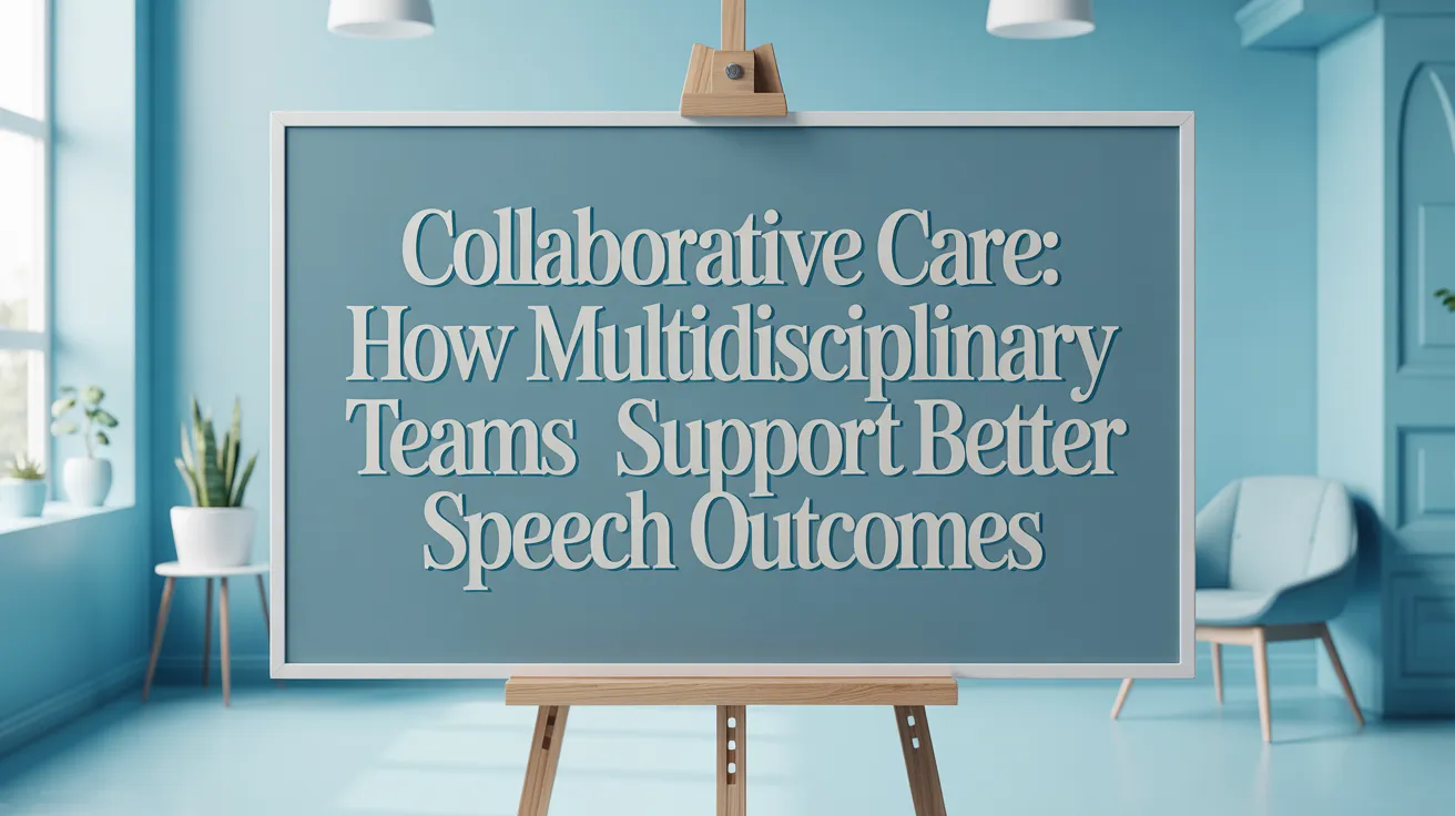 Collaborative Care: How Multidisciplinary Teams Support Better Speech Outcomes