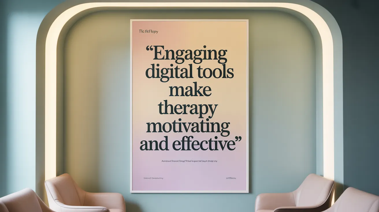 Engaging digital tools make therapy motivating and effective