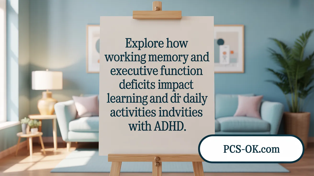 Explore how working memory and executive function deficits underpin reading struggles in ADHD.