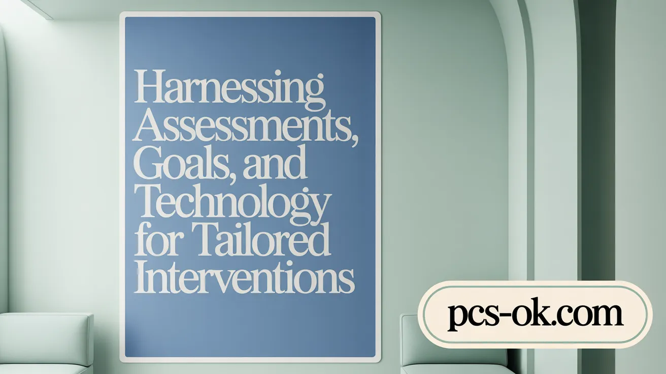 Harnessing Assessments, Goals, and Technology for Tailored Interventions