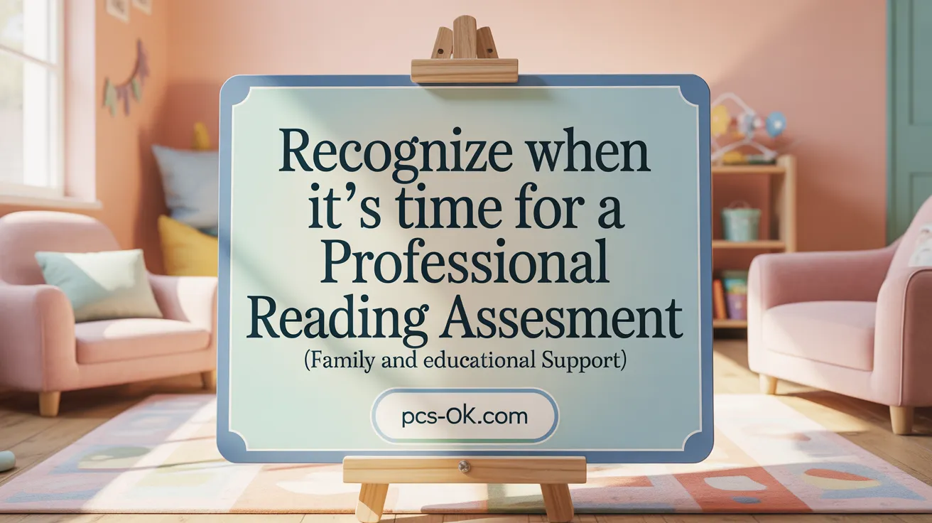 Recognize When It's Time for a Professional Reading Assessment