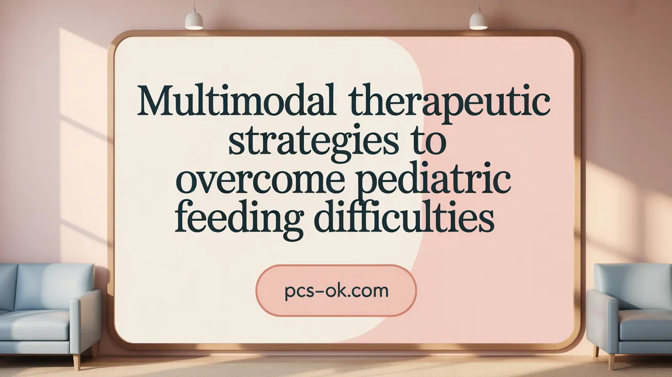 Multimodal Therapeutic Strategies to Overcome Pediatric Feeding Difficulties