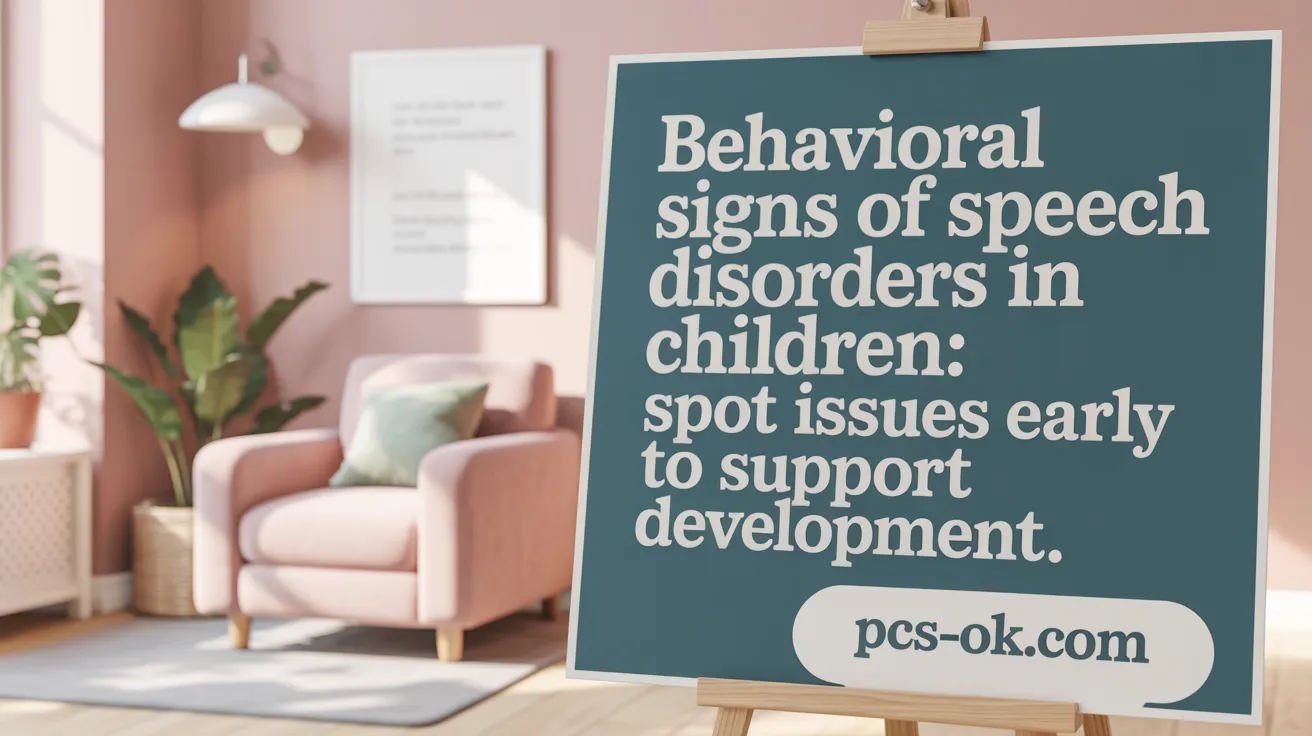 Behavioral Signs of Speech Disorders in Children: Spot Issues Early to Support Development