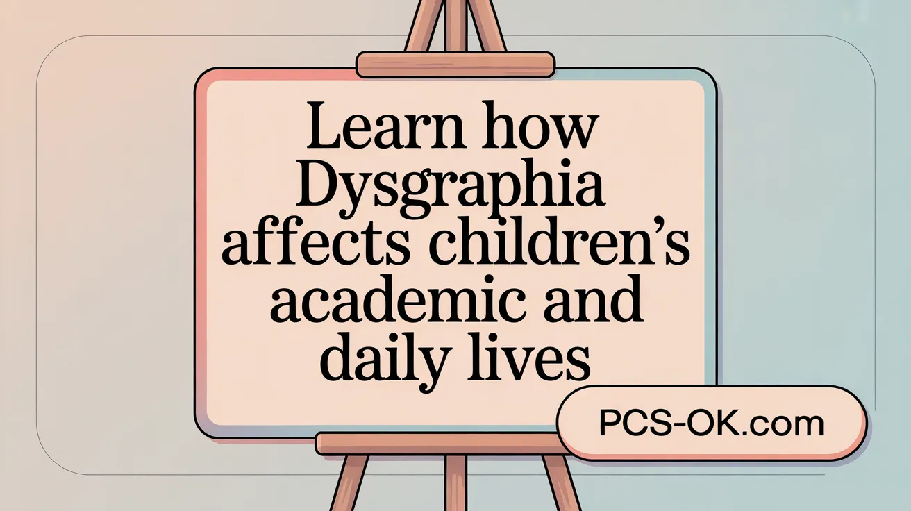 Learn How Dysgraphia Impacts Children's Academic and Daily Lives