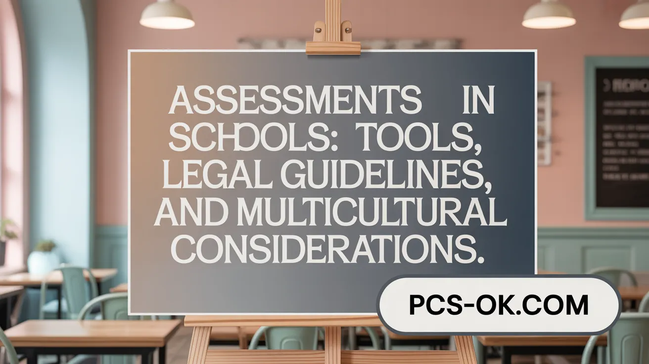 Assessments in Schools: Tools, Legal Guidelines, and Multicultural Considerations