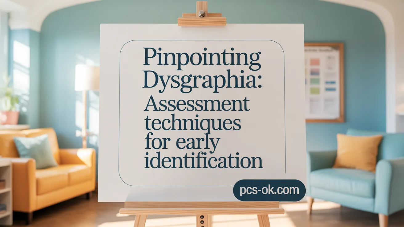 Pinpointing Dysgraphia: Assessment Techniques for Early Identification