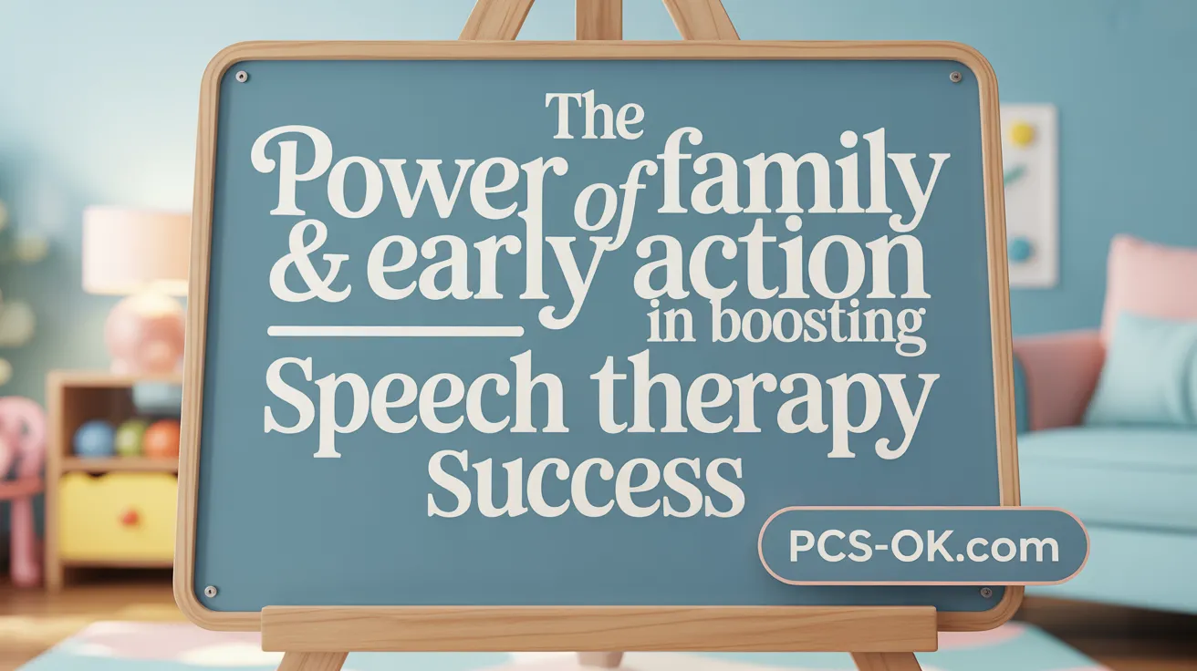The Power of Family & Early Action in Boosting Speech Therapy Success