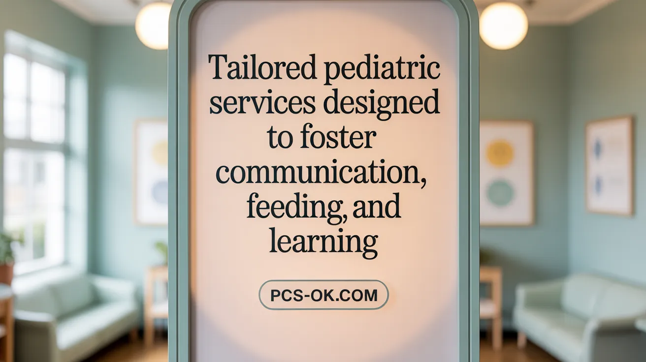 Tailored Pediatric Services Designed to Foster Communication, Feeding, and Learning