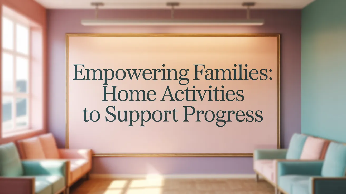 Empowering Families: Home Activities to Support Progress