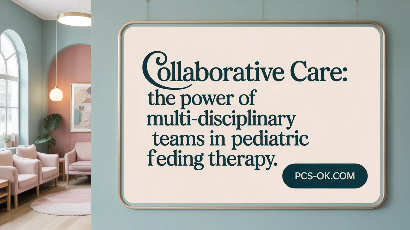 Collaborative Care: The Power of Multi-Disciplinary Teams in Pediatric Feeding Therapy.