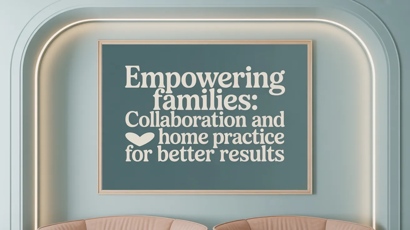 Empowering Families: Collaboration and Home Practice for Better Results