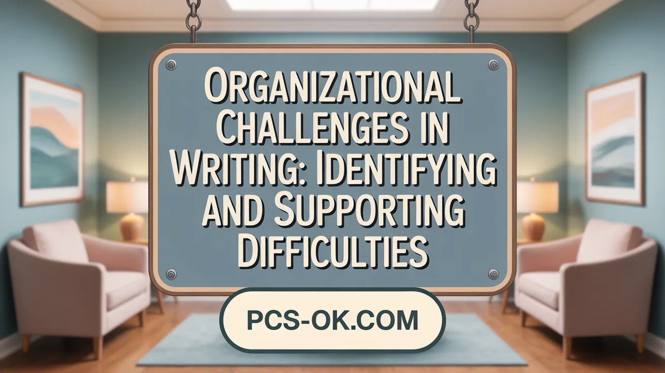 Organizational Challenges in Writing: Identifying and Supporting Difficulties