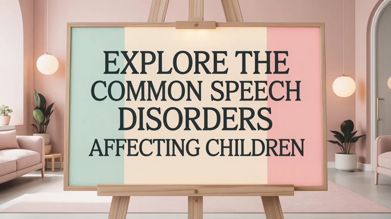 Explore the Common Speech Disorders Affecting Children