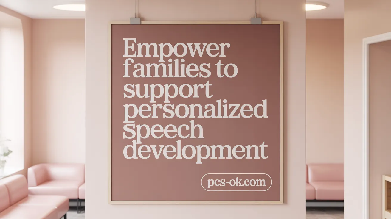 Empower families to support personalized speech development
