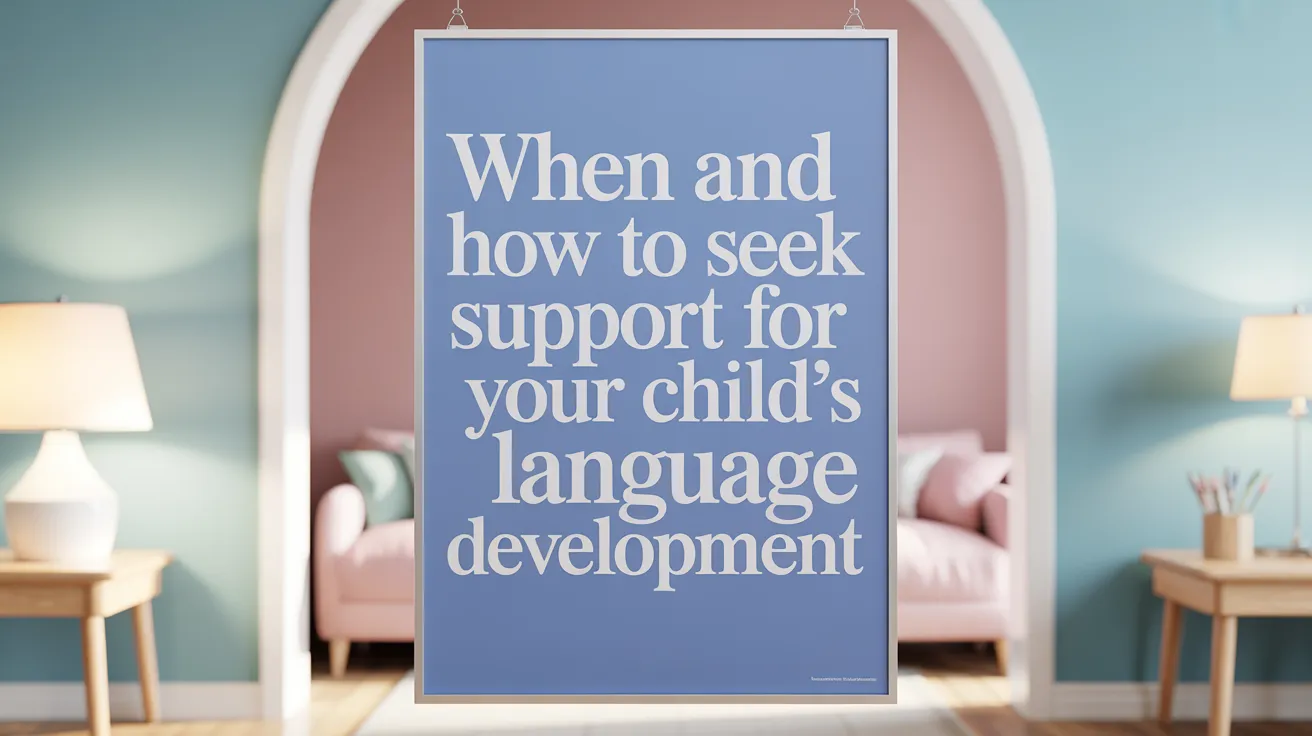 When and How to Seek Support for Your Child’s Language Development