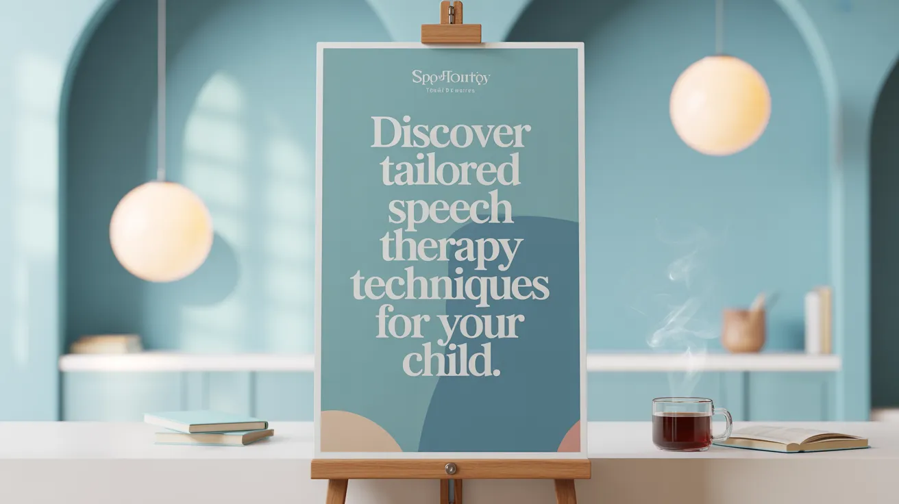 Discover Tailored Speech Therapy Techniques for Your Child