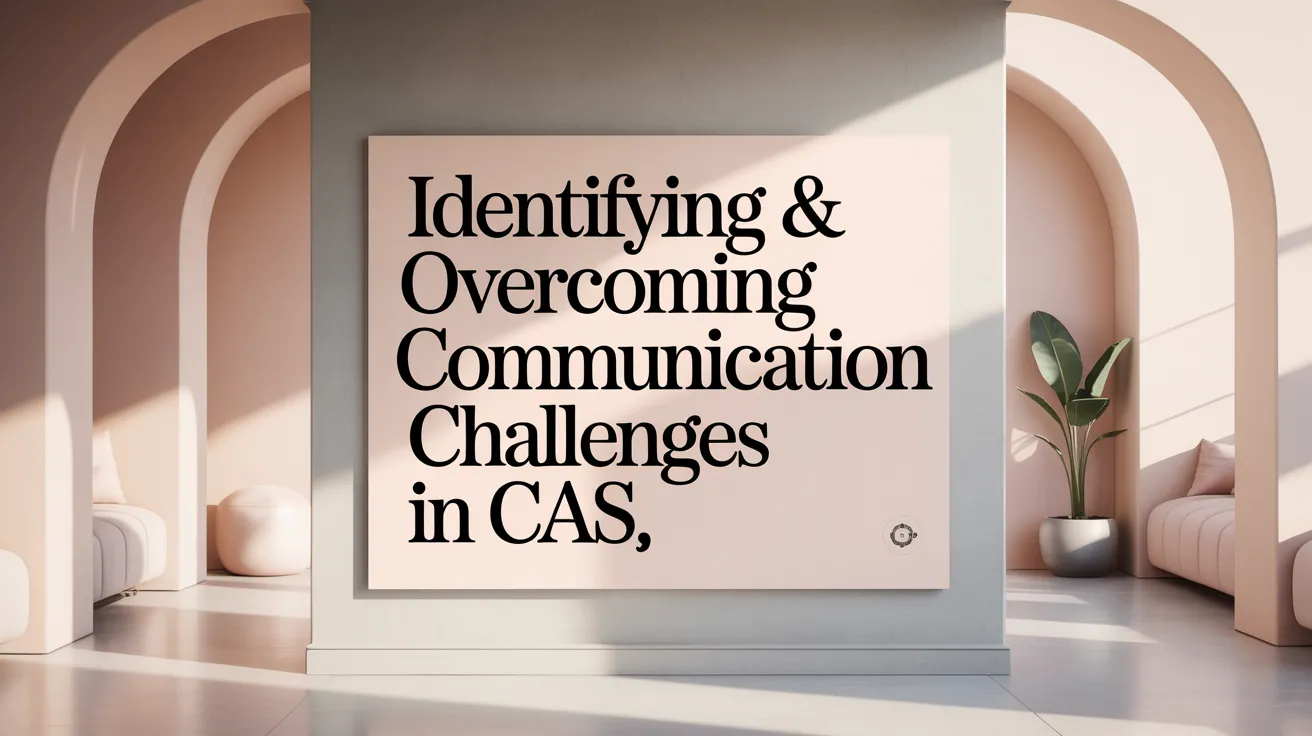 Identifying & Overcoming Communication Challenges in CAS