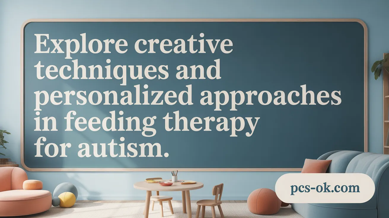 Explore innovative techniques and tailored approaches in feeding therapy for autism.