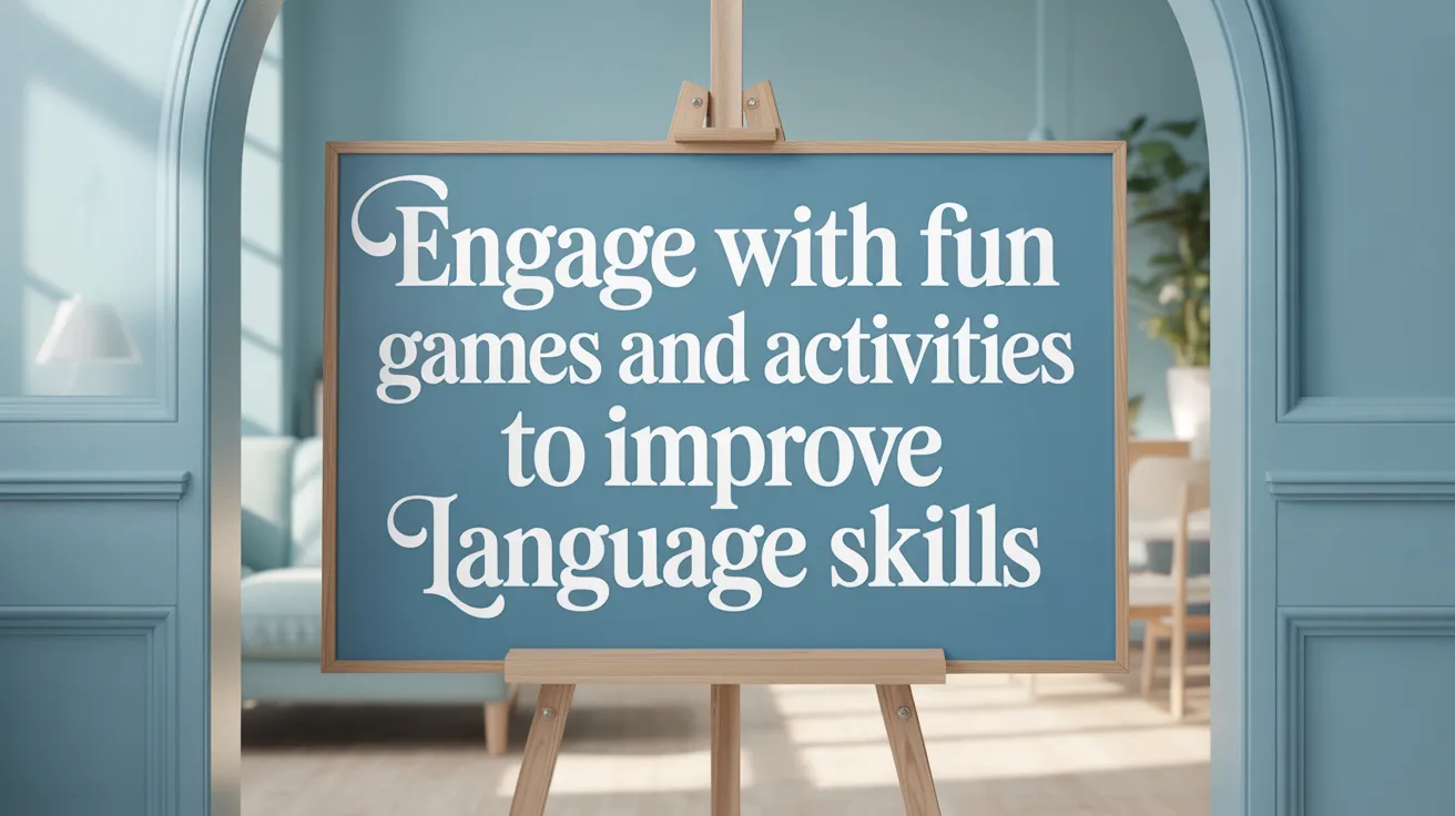 Engage with Fun Games and Activities to Improve Language Skills