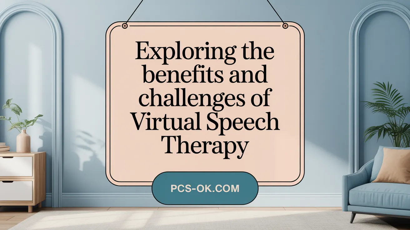 Exploring the Benefits and Challenges of Virtual Speech Therapy