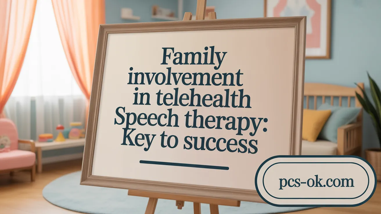 Family Involvement in Telehealth Speech Therapy: Key to Success
