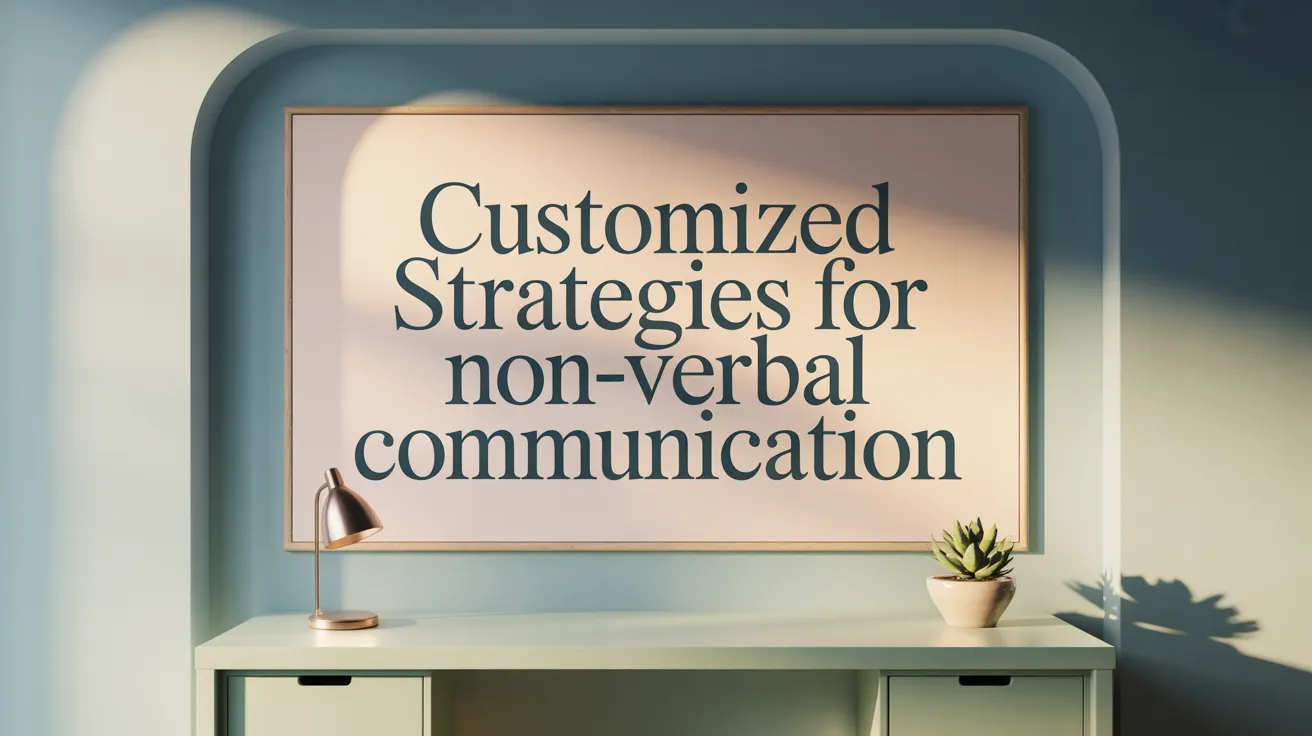 Customized Strategies for Non-Verbal Communication