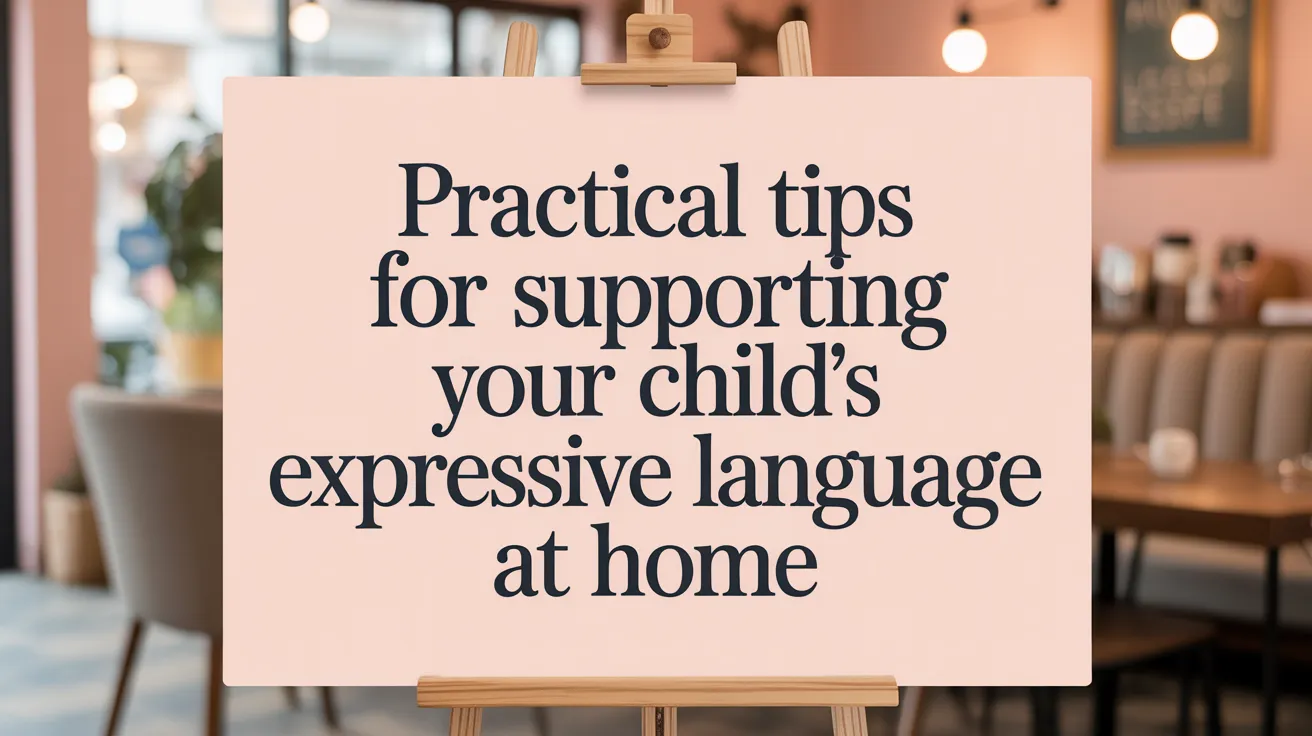 Practical Tips for Supporting Your Child’s Expressive Language at Home