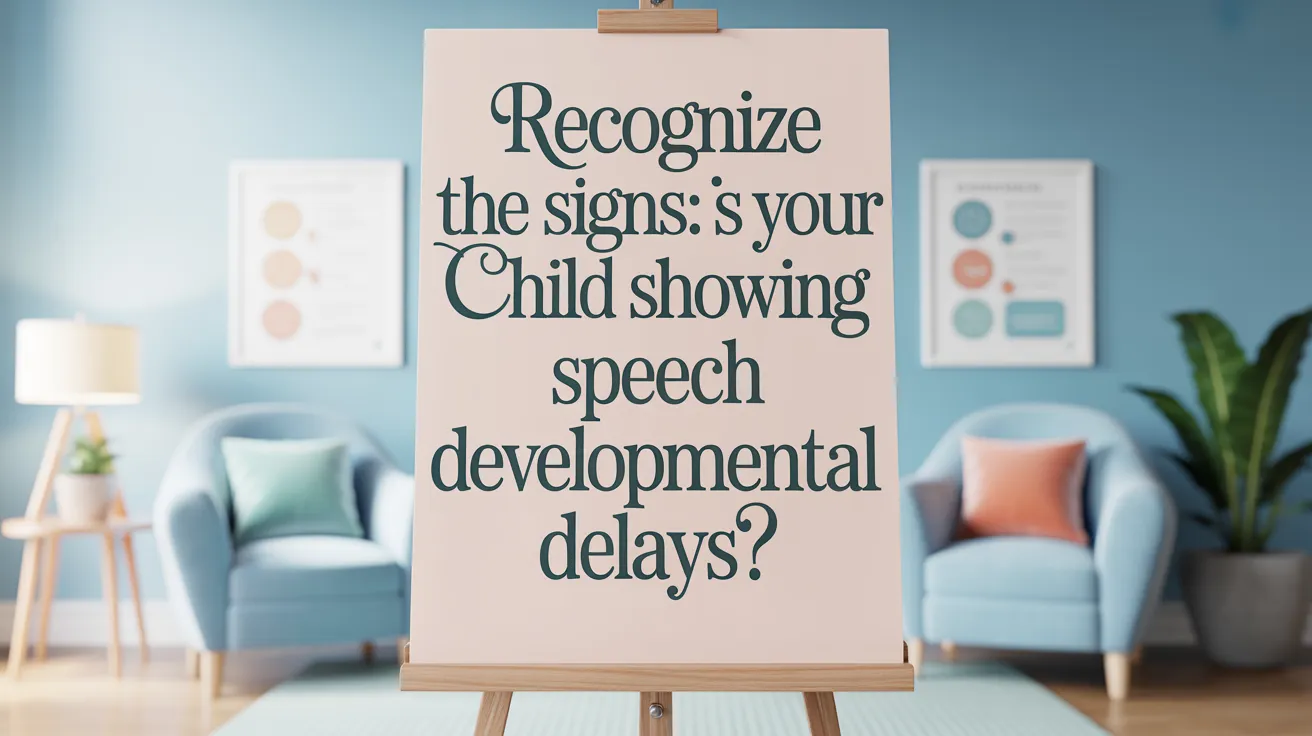 Recognize the Signs: Is Your Child Showing Speech Developmental Delays?